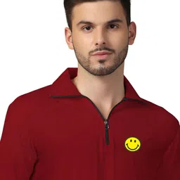 BEYOU FASHION Men Printed Polo Collar T-shirt image 3