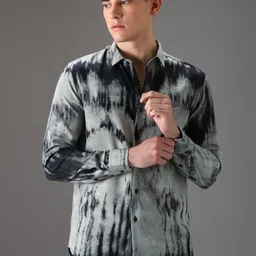 Banana Club Men Classic Slim Fit Opaque Printed Casual Shirt-image-62
