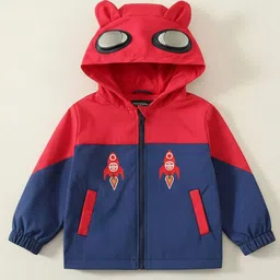 YK Navy Blue Long Sleeve Printed Kids Sweaters-picture-38