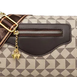 Diva Dale Women Geometric Printed Structured Sling Bag image 4