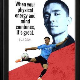 Chaka Chaundh Sunil Chhetri Quotes Wall Art-picture-8