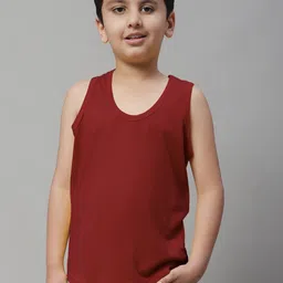 Friskers Boys Pack Of 2 Pure Cotton Basic Vests 070525KDC-14-33 image 3