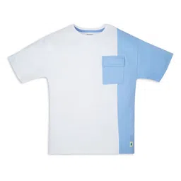 My Milestones Boys Colourblocked Round Neck Cotton T-shirt-picture-33