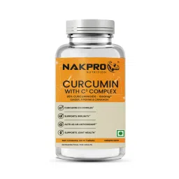 NAKPRO Curcumin Tablets with Piperine and 95% Curcuminoids, 60 Veg Tablets | Anti inflammatory Supplement with Curcuma Longa, Turmeric & Ginger Root Extract-image-17
