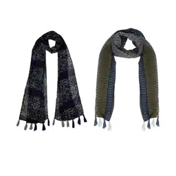 StoleVilla Women Pack Of 6 Floral Chiffon Stoles-image-72