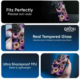 QRIOH Floral Printed OnePlus 13s 5G Back Case Mobile Accessories image 3