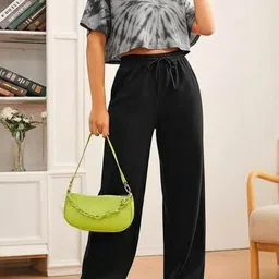 PRICHA Women Solid Original High-Rise Trousers-picture-10