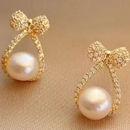 Tiso Women Bow Small Stud Earrings image 4