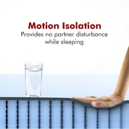 USHA SHRIRAM White Quilted Orthopedic NPSS Tech King Pocket Spring Mattress image 3