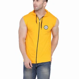 BEYOU FASHION Colourblocked Hooded Sleeveless Slim Fit T-shirt-picture-28