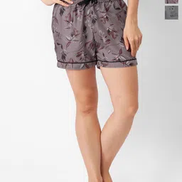 FashionRack Women Pack Of 2 Printed Lounge Shorts-picture-25