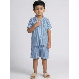 Biglilpeople Boys Striped Night suit-picture-58