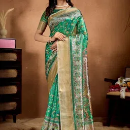 SHRIADINATH Silk Blend Mysore Silk Saree-picture-40