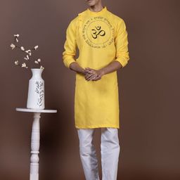 DEVOILER Men Ethnic Motifs Printed Kurta-picture-6
