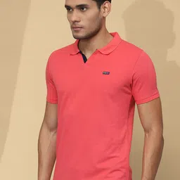 Cloak & Decker by Monte Carlo Men Solid Polo Collar T-shirt image 4