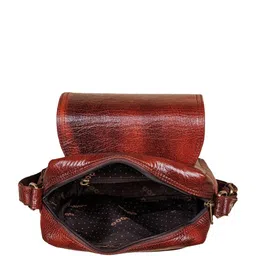 The Brown Hide Leather Messenger Bag image 2