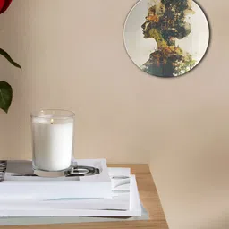 THE QUIRKY HOME White & Grey Printed Decorative Ceramic Wall Plate-picture-29