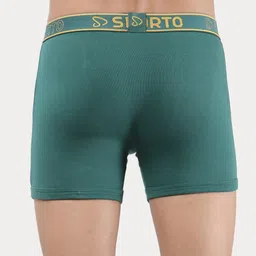 Sporto by Macho Men Pack Of 2 Long Trunks Sprto_M1030-Olv(1)-Prt(1)-S image 2
