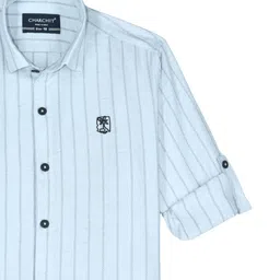 CHARCHIT Boys Comfort Multi Stripes Striped Casual Shirt image 2