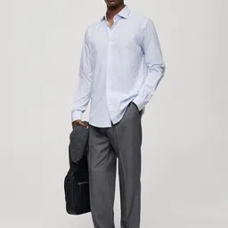 MANGO MAN Striped Casual Shirt image 2