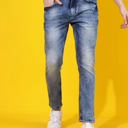 Belliskey Men Skinny Fit Light Fade Jeans-picture-25