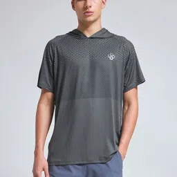 Infinito Men Hooded Moisture Wicking T-shirt image 3