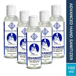 Luxurious Ayurvedic Gold Set Of 5 Advanced Hand Rub Sanitizer - 100 ml Each-image-86