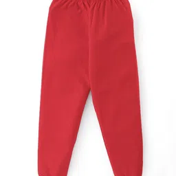 BLUSHES Kids Graphic Printed Round Neck Pure Cotton T-shirt With Joggers image 3