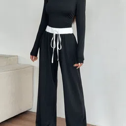 KPOP Women Top with Palazzos-picture-17