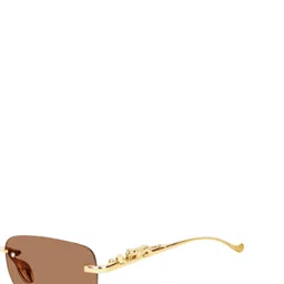 SPADEACES Unisex Rimless UV Protected Lens Rectangle Sunglasses image 2