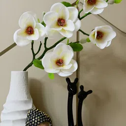 Blooming Floret White 1 Pieces Magnolia Artificial Flower image 1