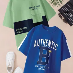 CODEZ Boys Printed Round Neck Short Sleeve Tshirts-picture-10