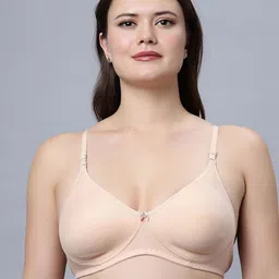 Eden Women Pack of 2 Solid Full Coverage Non Padded Bra image 5