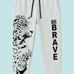 YK Pack Of 3 Boys Printed Mid Rise Drawstring Waistband Joggers image 2