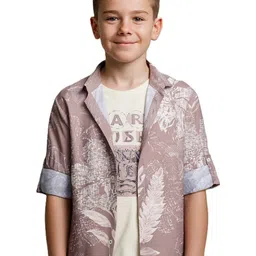 CAVIO Boys Comfort Floral Printed Casual Shirt-picture-32