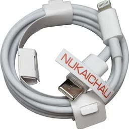 NUKAICHAU Lightning Cable 2 A 0.75 m Copper Braiding Type-C to Lightning Cable for iPhones, iPods & iPads-picture-15