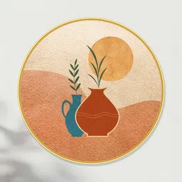 Livin'luxe Beige MDF Other Wall Paintings-picture-13