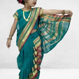 Mom and Me Girls Art Silk Sarees-picture-43