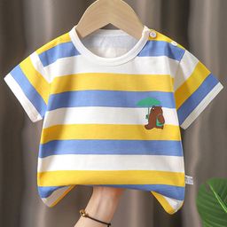 StyleCast x Revolte Boys Striped Round Neck Cotton Regular Fit T-shirt-picture-41