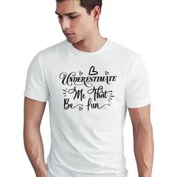 Seekbuylove Men Bio Finish Underestimate Me Thatll Be Fun Round Neck Pure Cotton T-shirt-picture-32