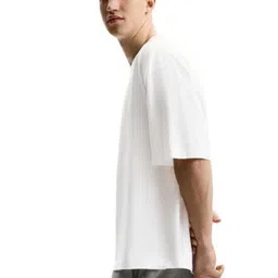 Fashnobic Typography Printed Round Neck Oversized Cotton T-Shirt image 4