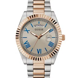 GUESS Men Dial & Stainless Steel Bracelet Style Straps Analogue Watch GW0265G13-picture-14