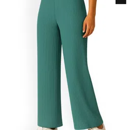 Fabflee Women Pack Of 2 Striped Comfort Straight Fit Trousers-picture-25