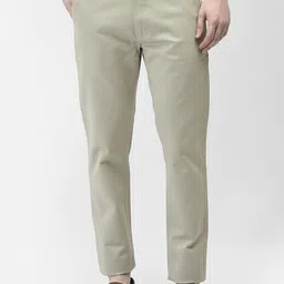 Crimsoune Club Men Slim Fit Mid-Rise Chinos Trousers-picture-23
