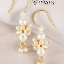 VIVASTRI Women Gold-Plated Alloy Earrings-picture-27