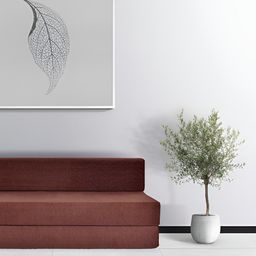 FRIENDS LIFE Brown 3 Seater Fold Out Sofa Cum Bed-picture-6