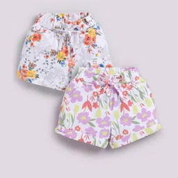 Biskid Girls Floral Printed Hot Pants Shorts-picture-32
