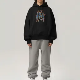 TheBTclub Men Printed Hooded Sweatshirt-image-96