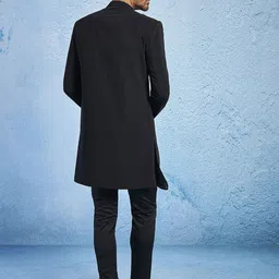 VASTRAMAY Men Embroidered Slim-Fit Sherwani Set image 4