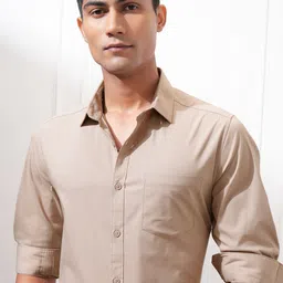 HIGHLANDER Men Slim Fit Opaque Casual Shirt-picture-39